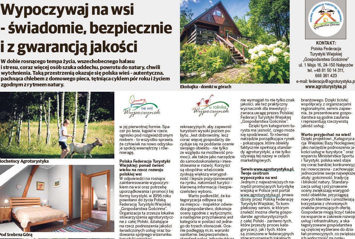 Obrazek wyróżniający artykułu - Wypoczywaj na wsi - świadomie